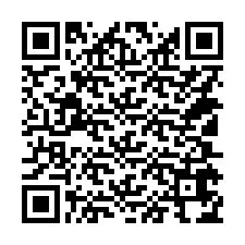 QR код за телефонен номер +14105674864