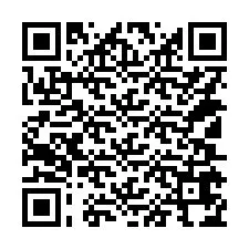 QR-код для номера телефона +14105674870