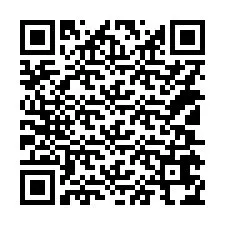 QR-koodi puhelinnumerolle +14105674871