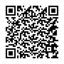 Código QR para número de telefone +14105674872