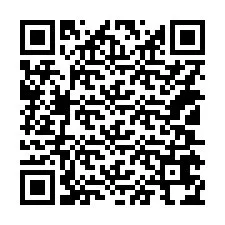 Código QR para número de teléfono +14105674875