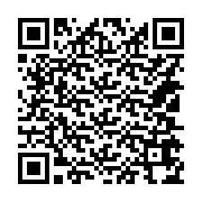 QR-Code für Telefonnummer +14105674877