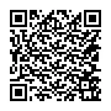 QR-code voor telefoonnummer +14107561726