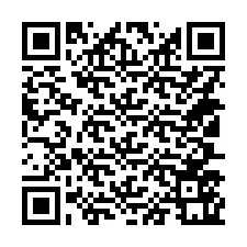 QR-koodi puhelinnumerolle +14107561766