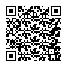 QR-koodi puhelinnumerolle +14107561767