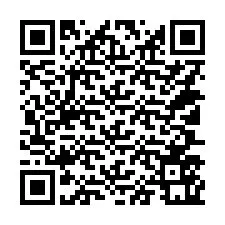 QR-koodi puhelinnumerolle +14107561768