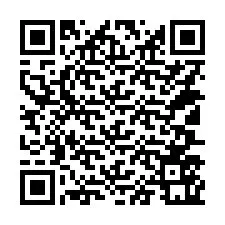 電話番号のQRコード +14107561770