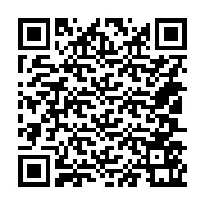 QR-code voor telefoonnummer +14107561777