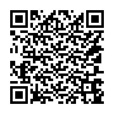 QR-koodi puhelinnumerolle +14107645008