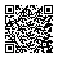 QR-code voor telefoonnummer +14107646394