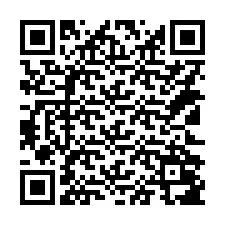 QR kód a telefonszámhoz +14122087641