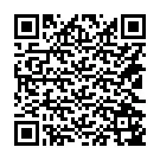 Código QR para número de telefone +14122147762