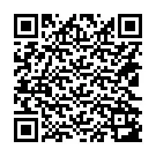 QR-код для номера телефона +14122183662