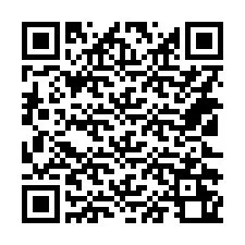 Código QR para número de telefone +14122260147