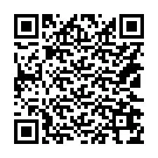 QR Code สำหรับหมายเลขโทรศัพท์ +14122674185