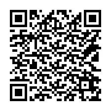 QR-koodi puhelinnumerolle +14122675621