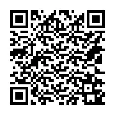 QR kód a telefonszámhoz +14122741507