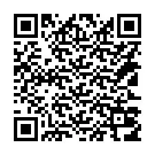 Código QR para número de telefone +14123016441