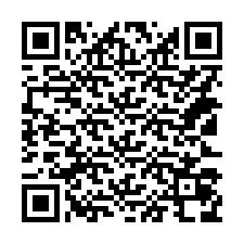 QR-код для номера телефона +14123078115