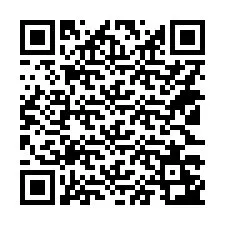 Codice QR per il numero di telefono +14123243522