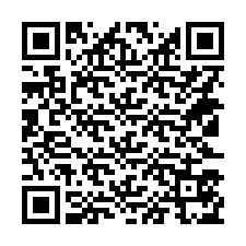 QR код за телефонен номер +14123575092