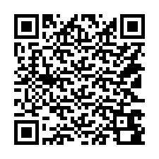 QR Code pour le numéro de téléphone +14123680074