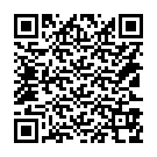 Código QR para número de teléfono +14123978041