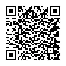 QR-код для номера телефона +14124075958