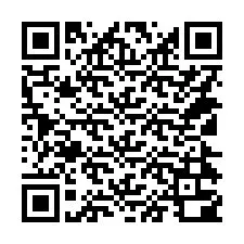 Código QR para número de telefone +14124300044