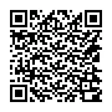 Código QR para número de telefone +14124300046