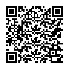 QR-код для номера телефона +14124300047