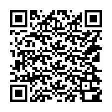 Código QR para número de telefone +14124300064