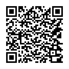 QR-код для номера телефона +14124300073