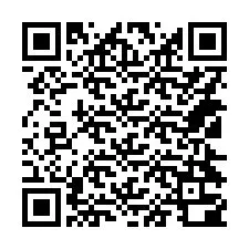 QR Code สำหรับหมายเลขโทรศัพท์ +14124300257