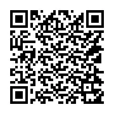 Código QR para número de telefone +14124351158