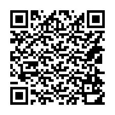 QR-код для номера телефона +14124510557