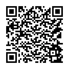 QR код за телефонен номер +14124943710