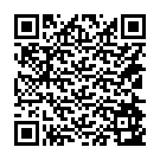 Código QR para número de telefone +14124943712