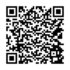 QR код за телефонен номер +14124943733