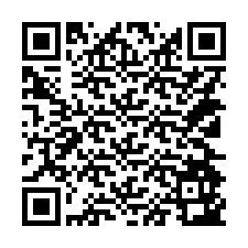 Código QR para número de telefone +14124943739