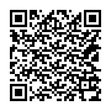 QR-koodi puhelinnumerolle +14125134835