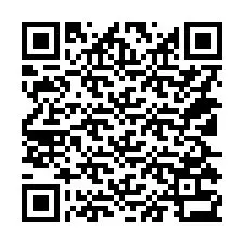 QR Code pour le numéro de téléphone +14125333368