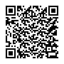 QR-koodi puhelinnumerolle +14125333559