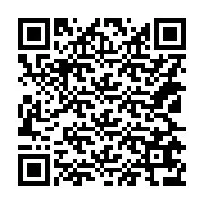 QR Code สำหรับหมายเลขโทรศัพท์ +14125676125