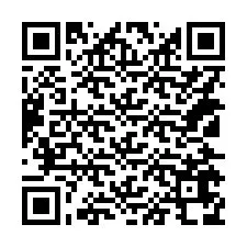 Código QR para número de telefone +14125678985