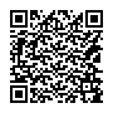 Código QR para número de telefone +14126185575