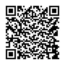 Código QR para número de telefone +14126886866