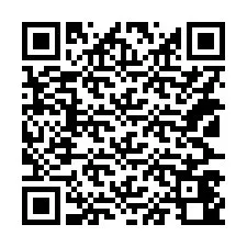 Código QR para número de teléfono +14127440135