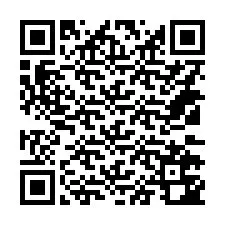 QR-koodi puhelinnumerolle +14132742907