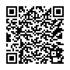 QR-код для номера телефона +14132870989